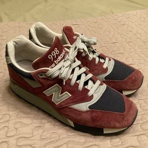 New Balance 998 J. Crew Port Made in USA mens size 10.5